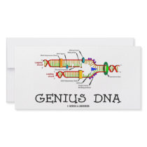 Genius DNA (DNA Replication Humor) photo cards by wordsunwords Genius DNA (DNA Replication Humor) photo cards