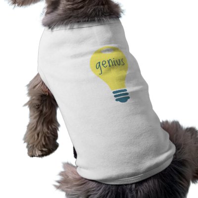 Genius Doggie Tee Shirt by alternateworlds