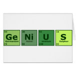 Genius Greeting Card