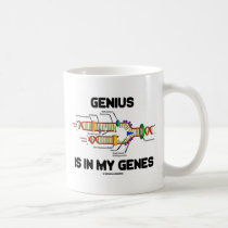 Genius Is In My Genes (DNA Replication) Coffee Mugs