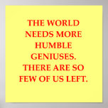 genius joke print