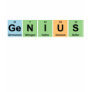 Genius - Periodic Table of Elements Products Tee Shirt