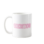 "Genius" Pink Customized Photo Mug mugs