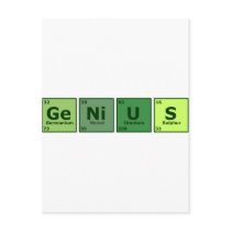 Genius postcards by SuperBug Genius postcards
