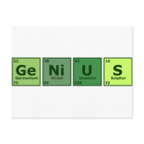 Genius postcards by SuperBug Genius postcards
