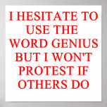 GENIUS POSTER