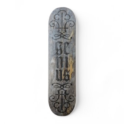 Genius Skateboard by Madinagoodway