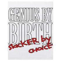 Genius Slacker flyers