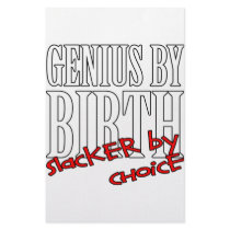 Genius Slacker stationery