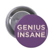GENIUS VS INSANE custom button