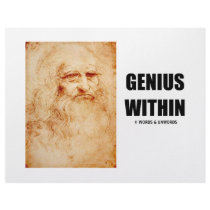 Genius Within (Leonardo da Vinci Self-Portrait) letterhead