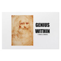 Genius Within (Leonardo da Vinci Self-Portrait) stationery