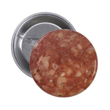 Genoa Salami Texture Pinback Buttons