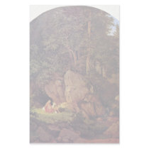 Genoveva In The Lonely Woods By Ludwig Richter Stationery Paper