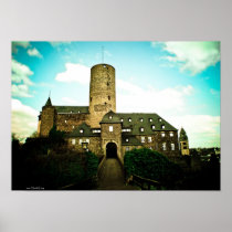 Genovevaburg, Castle in Mayen, Germany Print