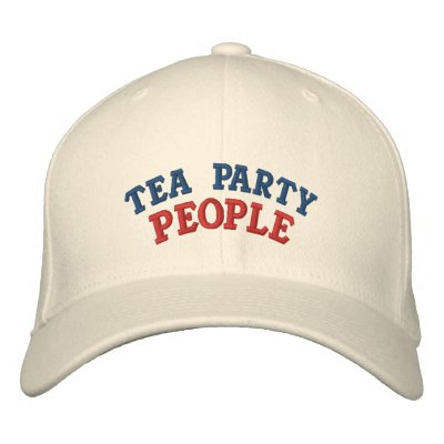 Gente de la fiesta del té gorra de beisbol bordada