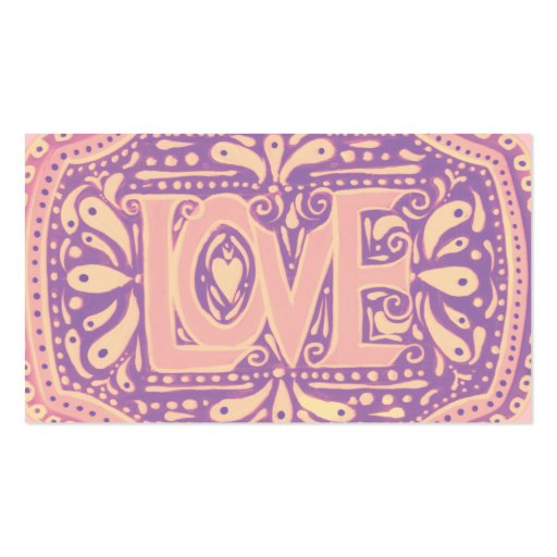Gentel Love Business Card Templates