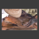 Gentle Giant Horse Photography Rectangular Sticker