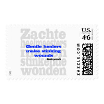 Gentle healers make stinking wounds stamps