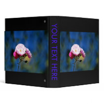 Gentle pink rose and meaning binder