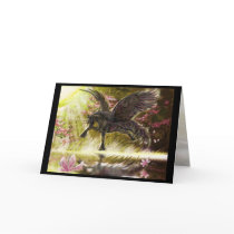 Gentle Touch Greeting Card by Shadowind_ErinCooper Gentle Touch Greeting Card