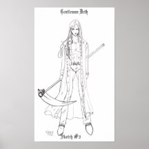 Gentleman Deth sketch #3 Poster