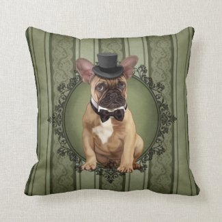 Gentleman French Bulldog Pillows