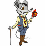 Gentleman Mouse Photo Sculpture