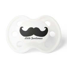 Gentleman Mustache pacifier