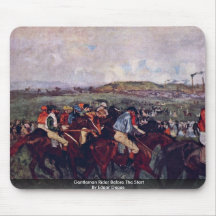 Gentleman Rider Before The Start By Edgar Degas Mousepads
