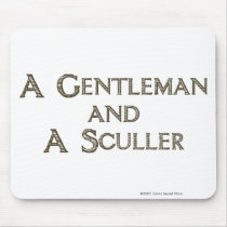 Gentleman & Sculler Mousepad by JohnsSecretStore Gentleman & Sculler Mousepad