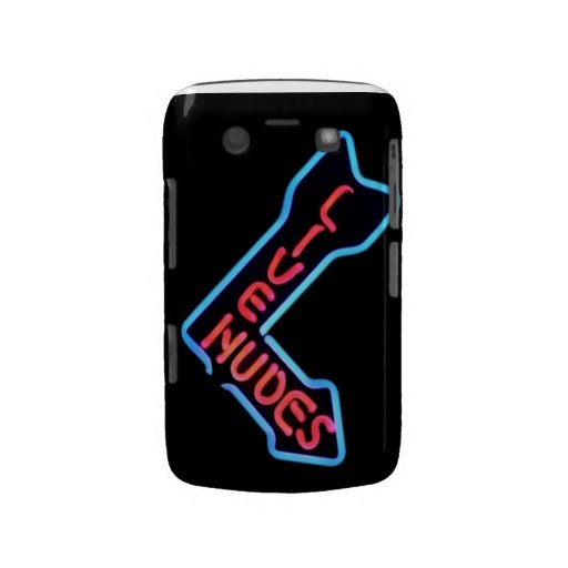 Gentleman's Club Neon Sign Blackberry Bold Case