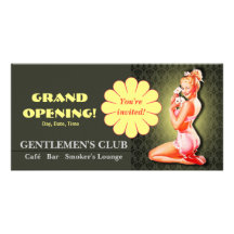 Gentlemen's Club - Card, Photo, Invite Picture Card