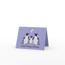 Gentoo Penguin Greetings Card