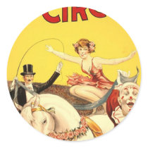 Gentry Bros. circus Miss Louise Hilton stickers