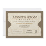 Genuine Admission Ticket Invitations