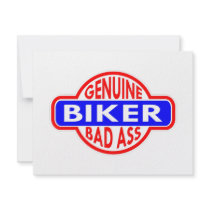 Genuine Badass Biker invitations