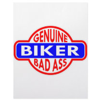 Genuine Badass Biker Letterhead Design
