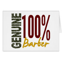 Genuine Barber Greeting Card