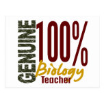 Genuine Biology Teacher Postcard