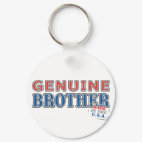 Genuine Brother Round Keychain