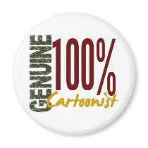 Genuine Cartoonist Refrigerator Magnet