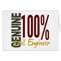 Genuine Civil Engineer Card