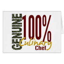 Genuine Culinary Chef Cards
