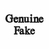 Genuine Fake embroidered shirts by lanzachic Genuine Fake embroidered shirts