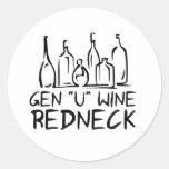 Genuine Gen*U*Wine Redneck stickers