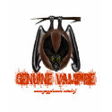 Genuine vampire funny bat t-shirt design by vitaliy Genuine vampire funny bat t-shirt design