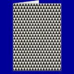 GEO23 BLACK  WHITE TRIANGLE SHAPES PATTERNS DIGITA cards
