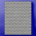 GEO23 BLACK  WHITE TRIANGLE SHAPES PATTERNS DIGITA plaques