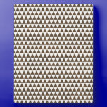 GEO23 BROWN WHITE TRIANGLE SHAPES PATTERNS DIGITAL plaques